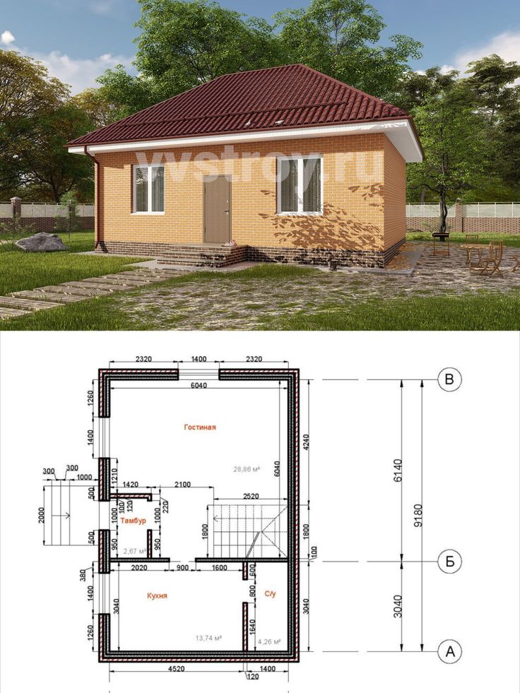 Проекты каркасных домов до 100 кв м