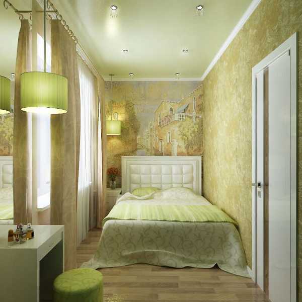 Soba 2 5 po 3 - Dizajn uske spavaće sobe (25 fotografija) - mogućnosti izgleda