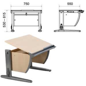 Стол для школьника для дома чертеж